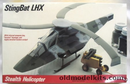 Testors 1/48 StingBat LHX - Stealth Concept Helicopter, 635 plastic model kit